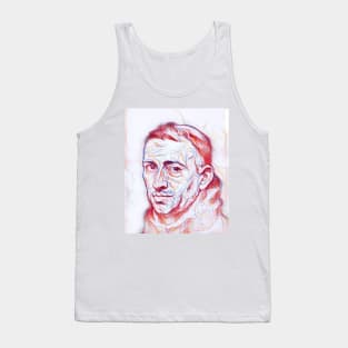 William of Ockham Portrait | William of Ockham Artwork | line art Tank Top